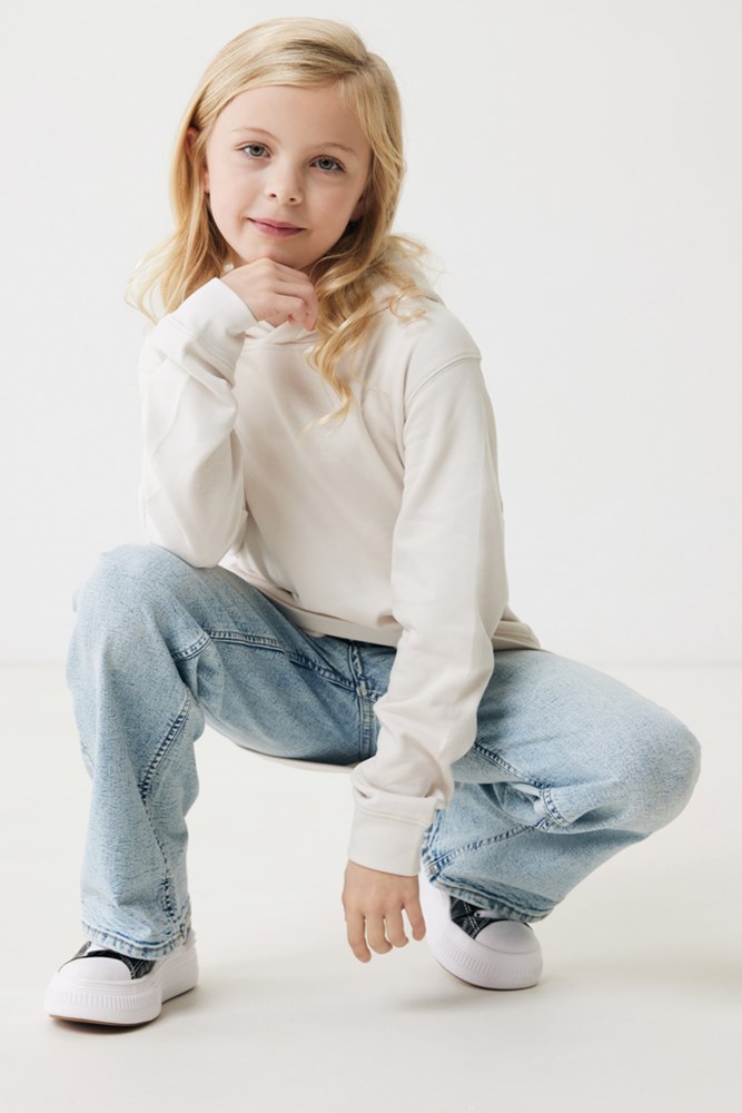 IQONIQ Yengo KidsHoodie mit Seitentaschen aus rec. Baumwolle