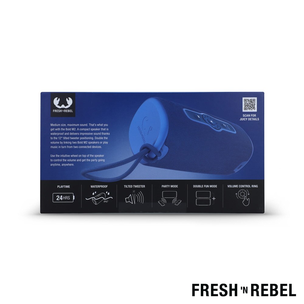 1RB7400 I Fresh 'n Rebel Bold M2-Waterproof Bluetooth speaker 1RB7400 I Fresh 'n Rebel Bold M2-Waterproof Bluetooth speaker