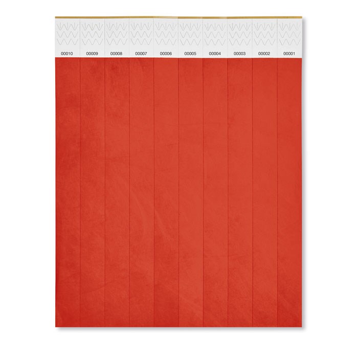  TYVEK - Tyvek® Event Armband - rot