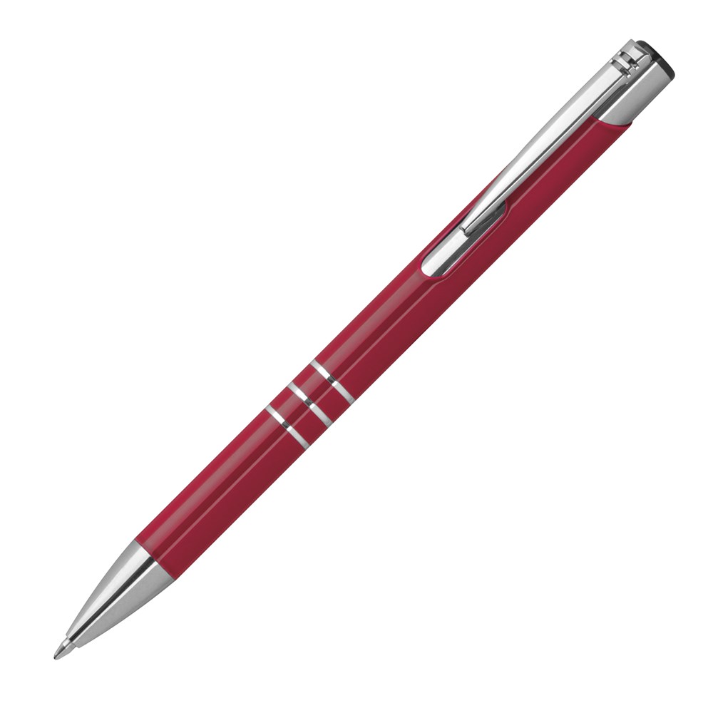Metall Kugelschreiber lackiert - burgund