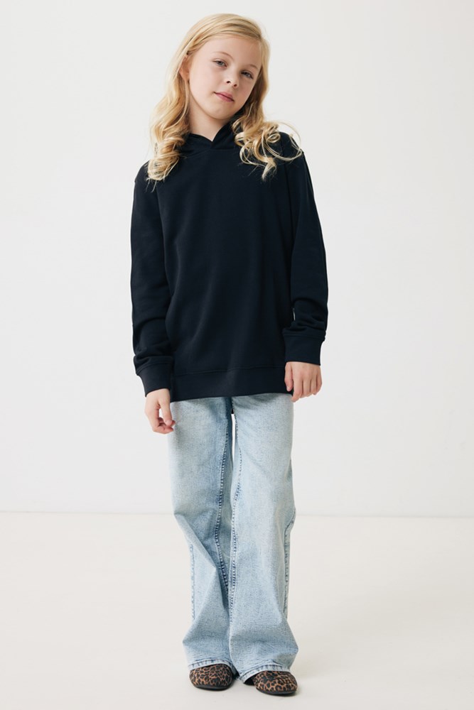 IQONIQ Yengo KidsHoodie mit Seitentaschen aus rec. Baumwolle