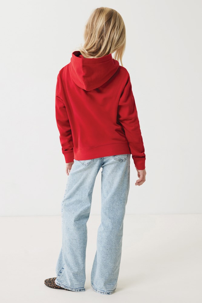 IQONIQ Yengo KidsHoodie mit Seitentaschen aus rec. Baumwolle