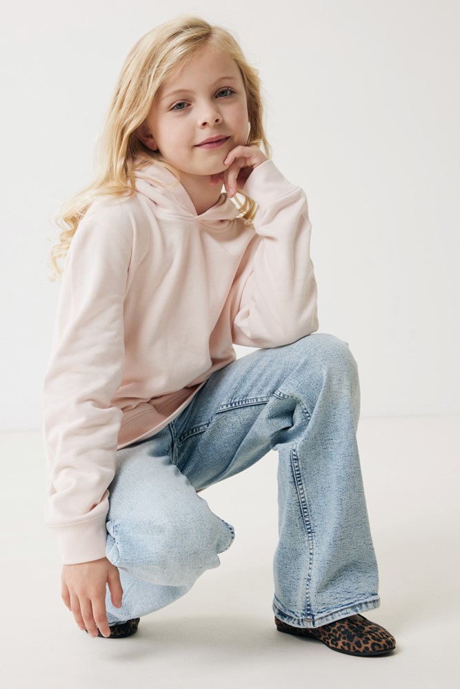 IQONIQ Yengo KidsHoodie mit Seitentaschen aus rec. Baumwolle