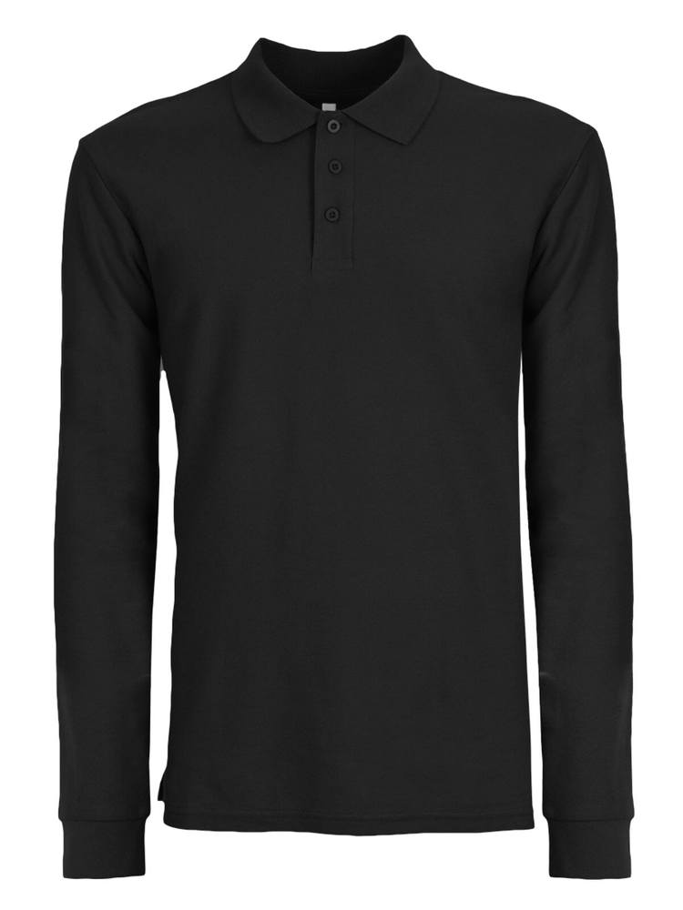  BS Evolution Langarm Polo, 180 gr/m² - Schwarz (Black)