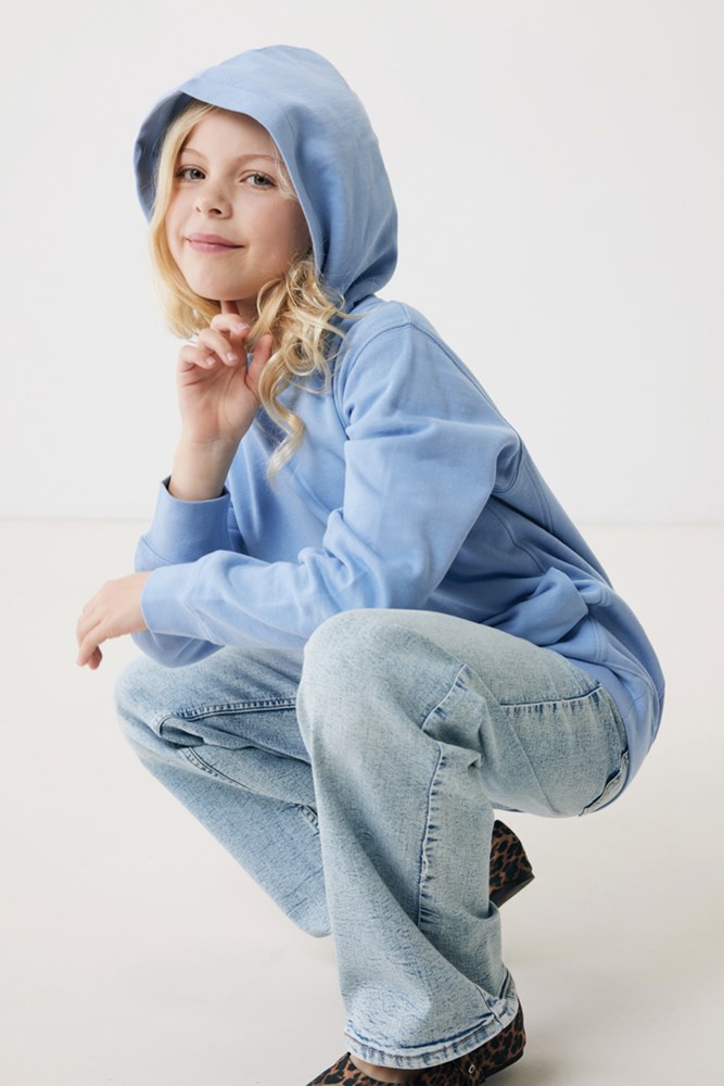 IQONIQ Yengo KidsHoodie mit Seitentaschen aus rec. Baumwolle