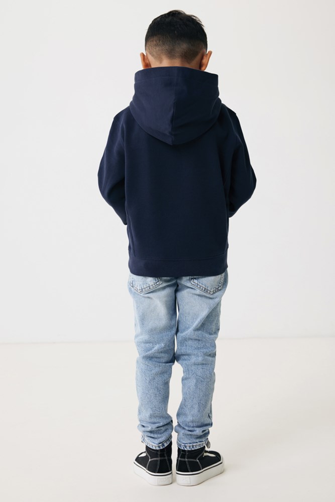 IQONIQ Yengo KidsHoodie mit Seitentaschen aus rec. Baumwolle