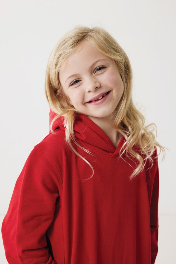 IQONIQ Yengo KidsHoodie mit Seitentaschen aus rec. Baumwolle