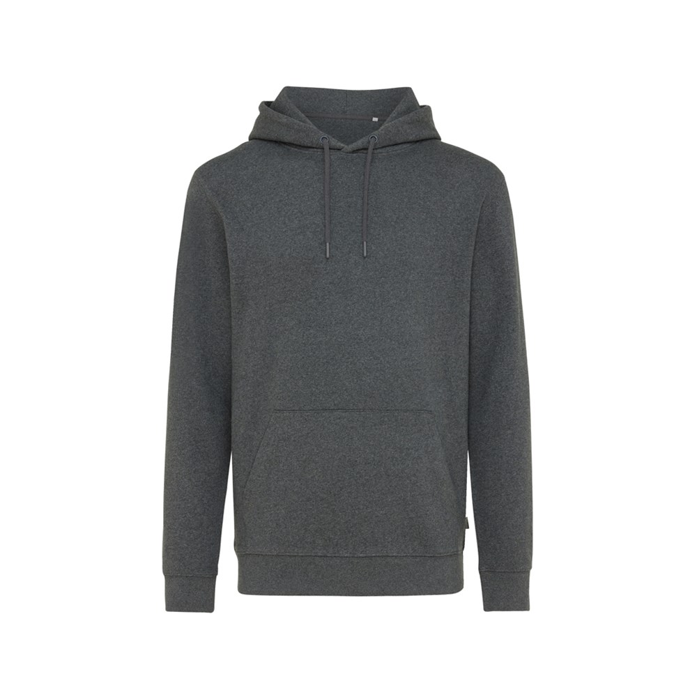 IQONIQ Torres ungefärbter Hoodie aus recycelter Baumwolle - heather anthracite (± PMS heather anthracite)