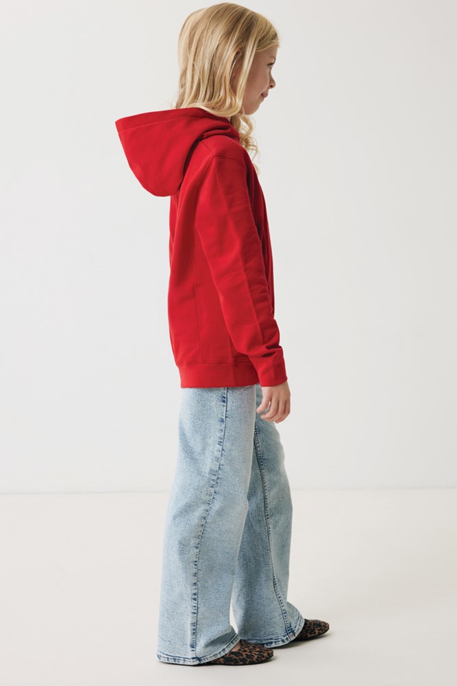 IQONIQ Yengo KidsHoodie mit Seitentaschen aus rec. Baumwolle