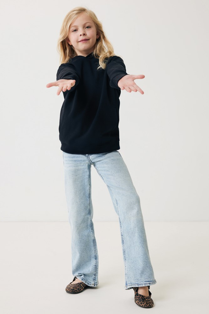 IQONIQ Yengo KidsHoodie mit Seitentaschen aus rec. Baumwolle