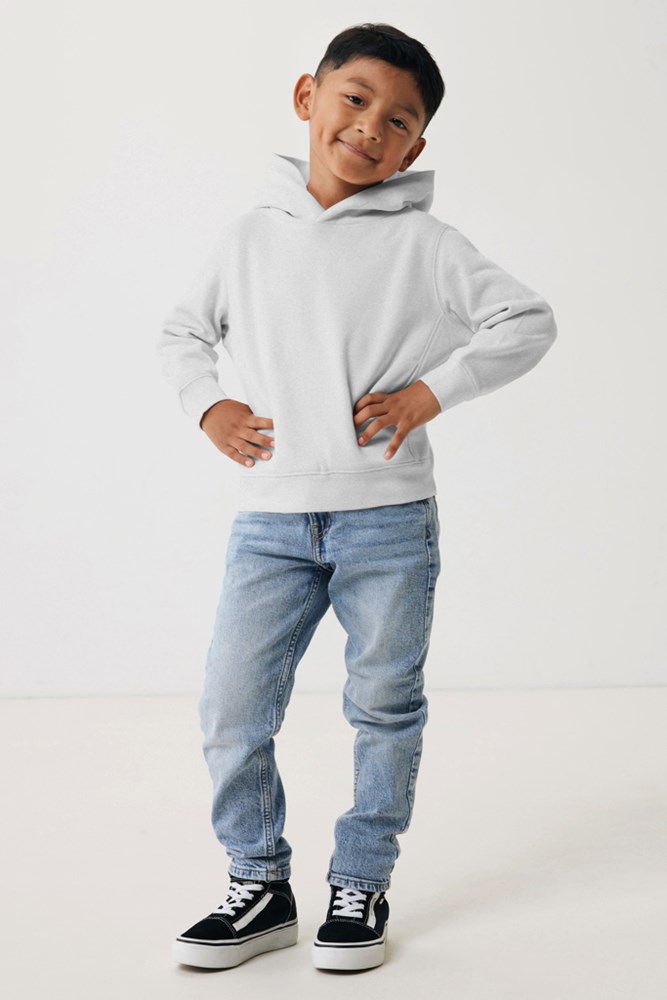 IQONIQ Yengo KidsHoodie mit Seitentaschen aus rec. Baumwolle