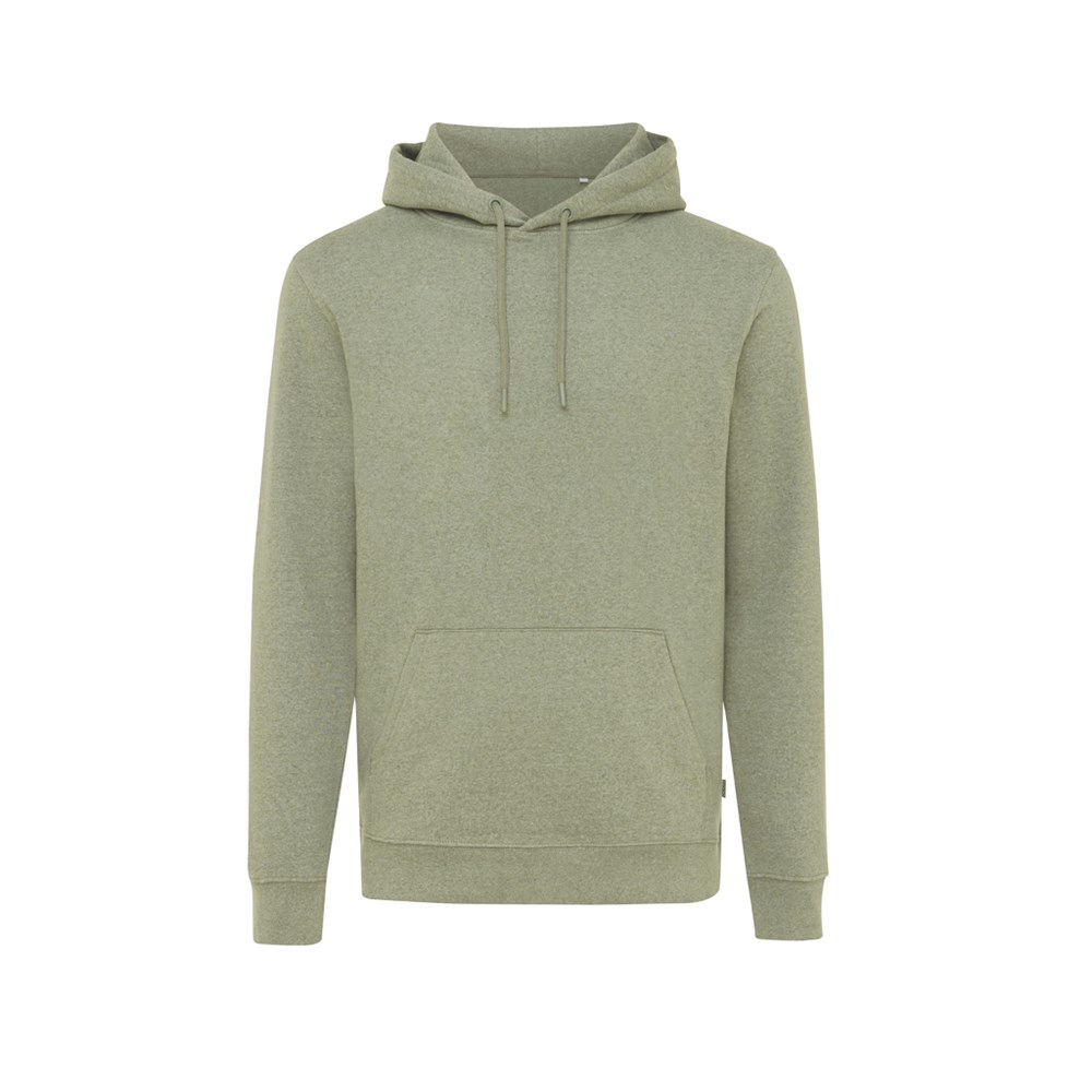 IQONIQ Torres ungefärbter Hoodie aus recycelter Baumwolle - heather green (± PMS heather green)