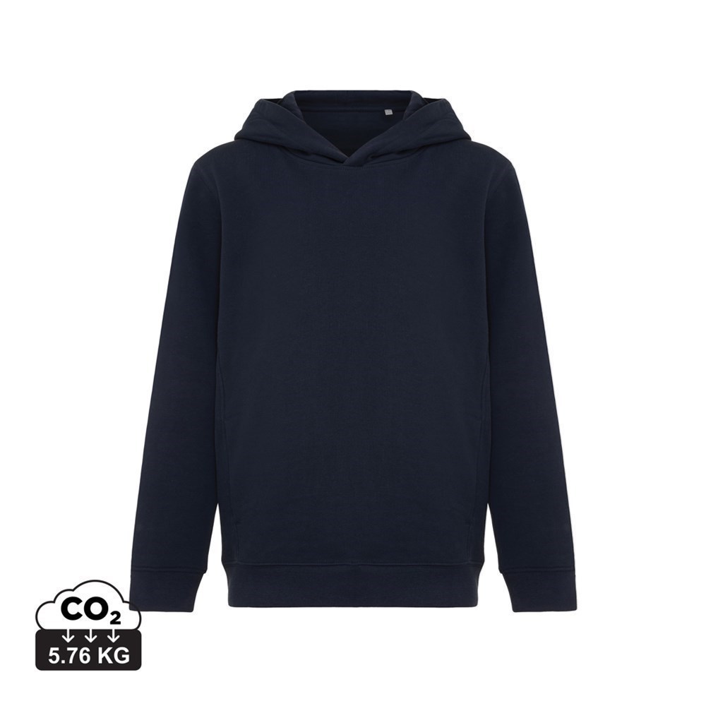 IQONIQ Yengo KidsHoodie mit Seitentaschen aus rec. Baumwolle